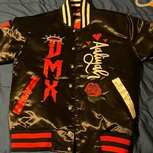 Aliyah DMX red/black satin jacket